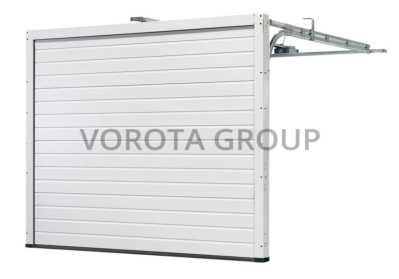 Секционные ворота для гаража Doorhan белые 2200x2000